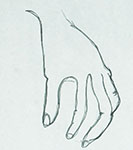 Contour hand Drawings 